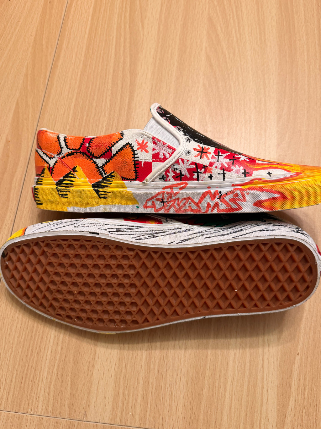 Revamp Checkerboard Vans 10.5